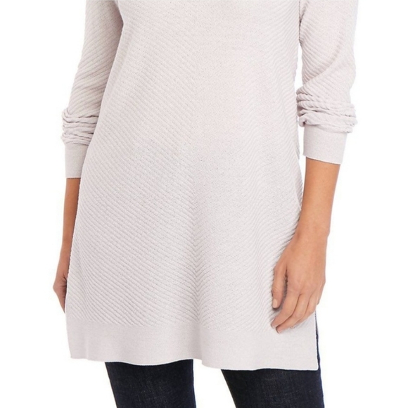 NWT Eileen Fisher Washable Wool Crepe Ballet Neck Tunic. Size M - Picture 5 of 11